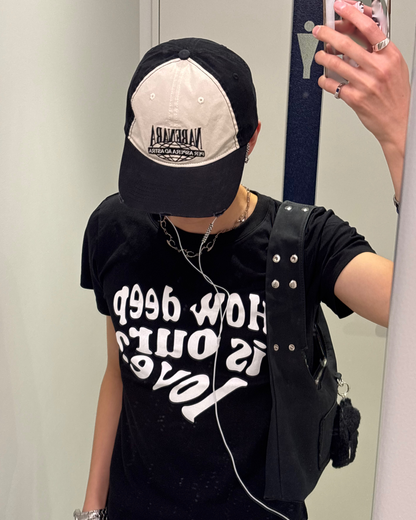 ハートプリントクールTシャツHS0081