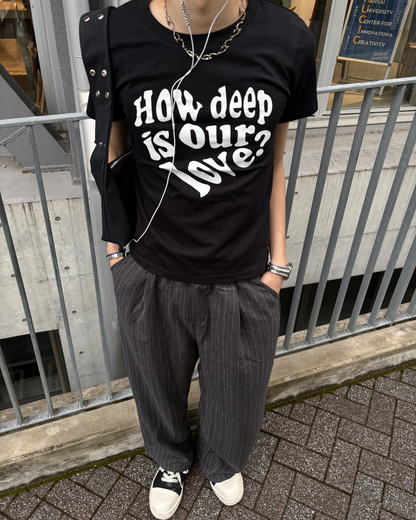 ハートプリントクールTシャツHS0081