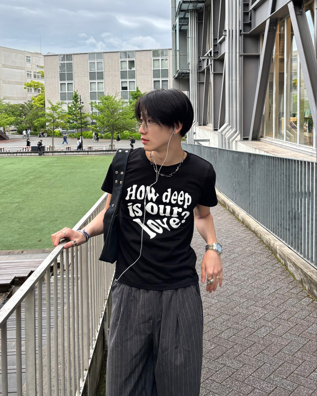 ハートプリントクールTシャツHS0081