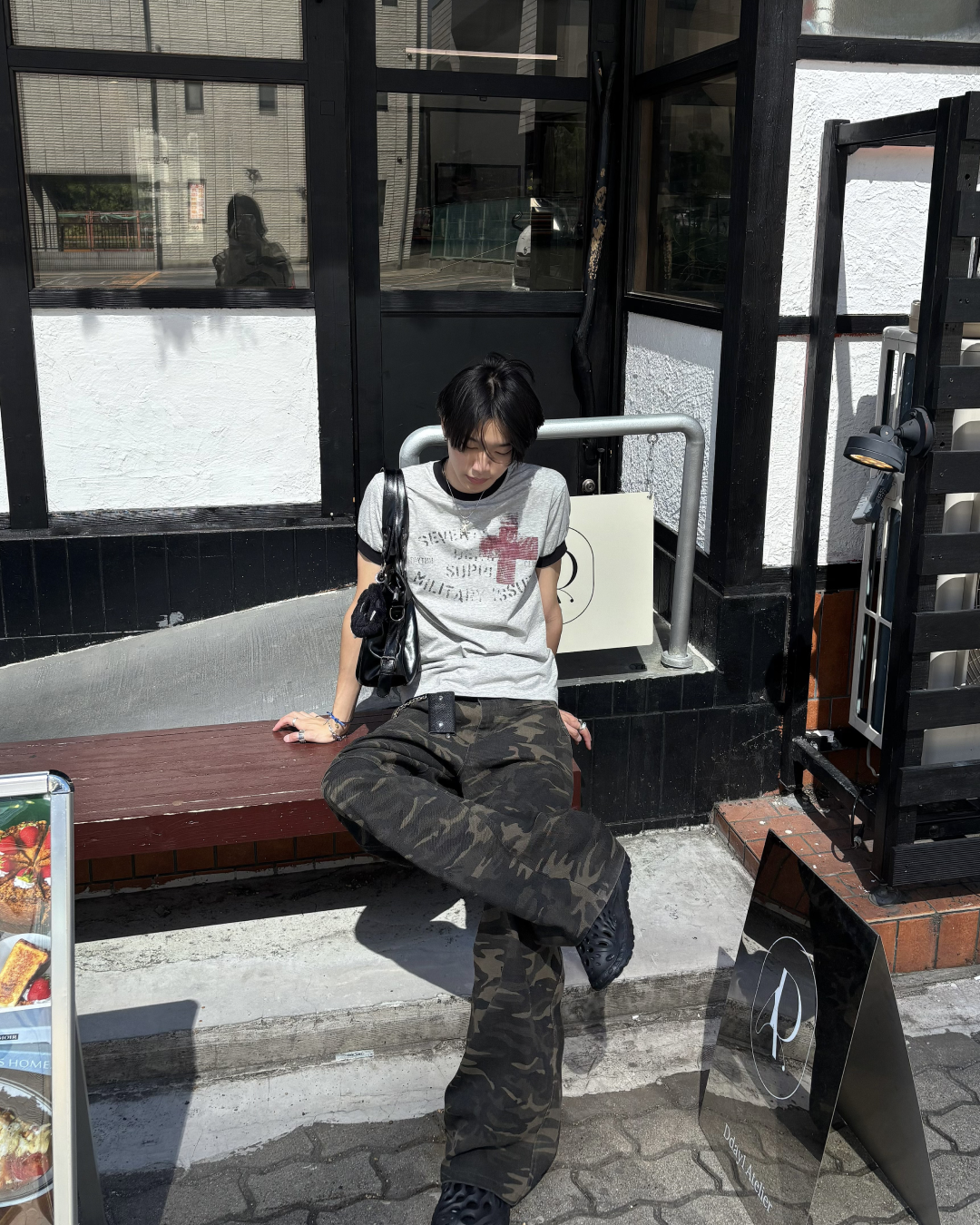 グランジプリントリンガーTEE HS0087 – YOLO（ヨロ）｜ファッション通販