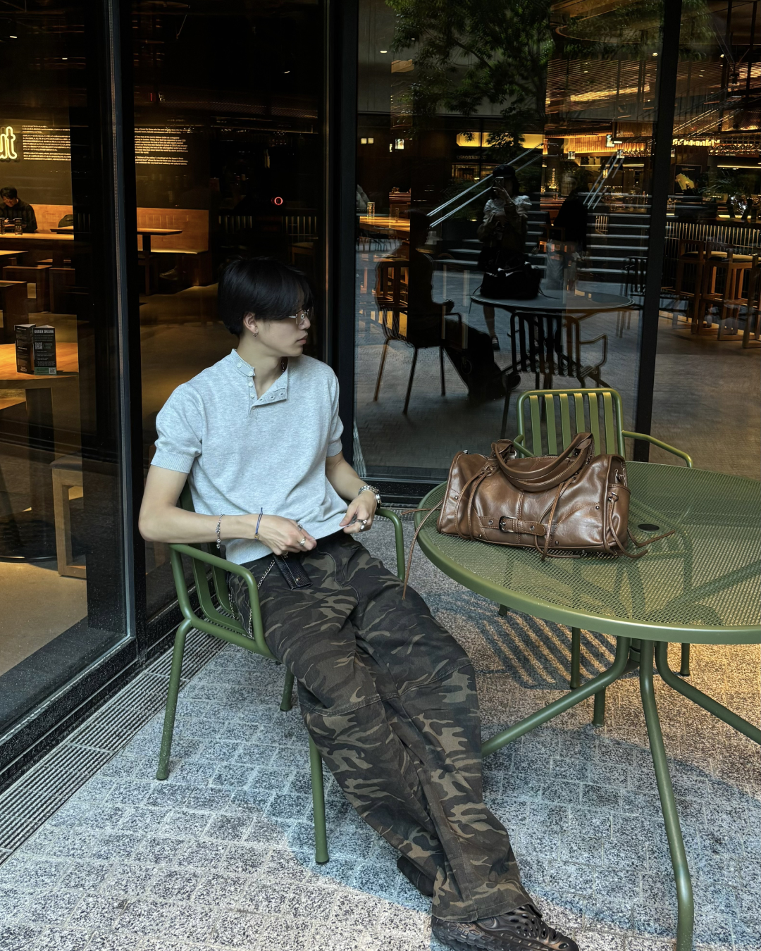カモフラージュルーズパンツ HS0089