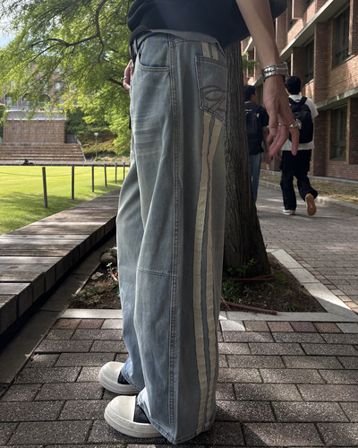 バックラインワイドレッグパンツ HS0110