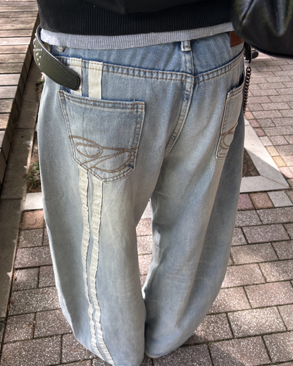 バックラインワイドレッグパンツ HS0110