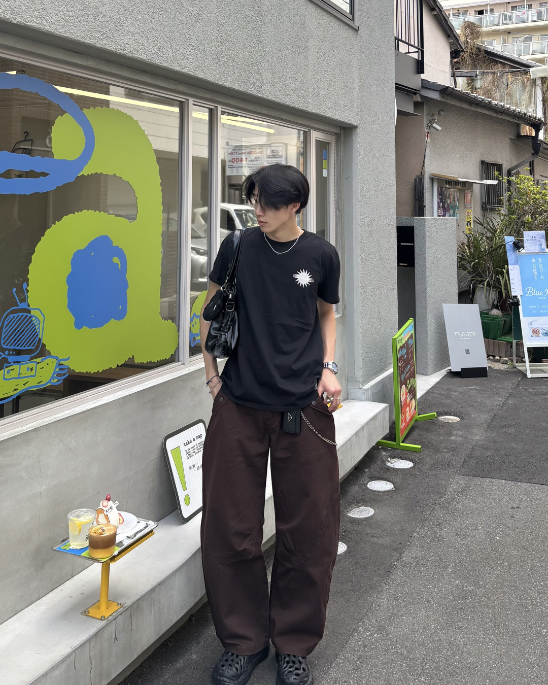 ポケットデザインカーブパンツ HS0112