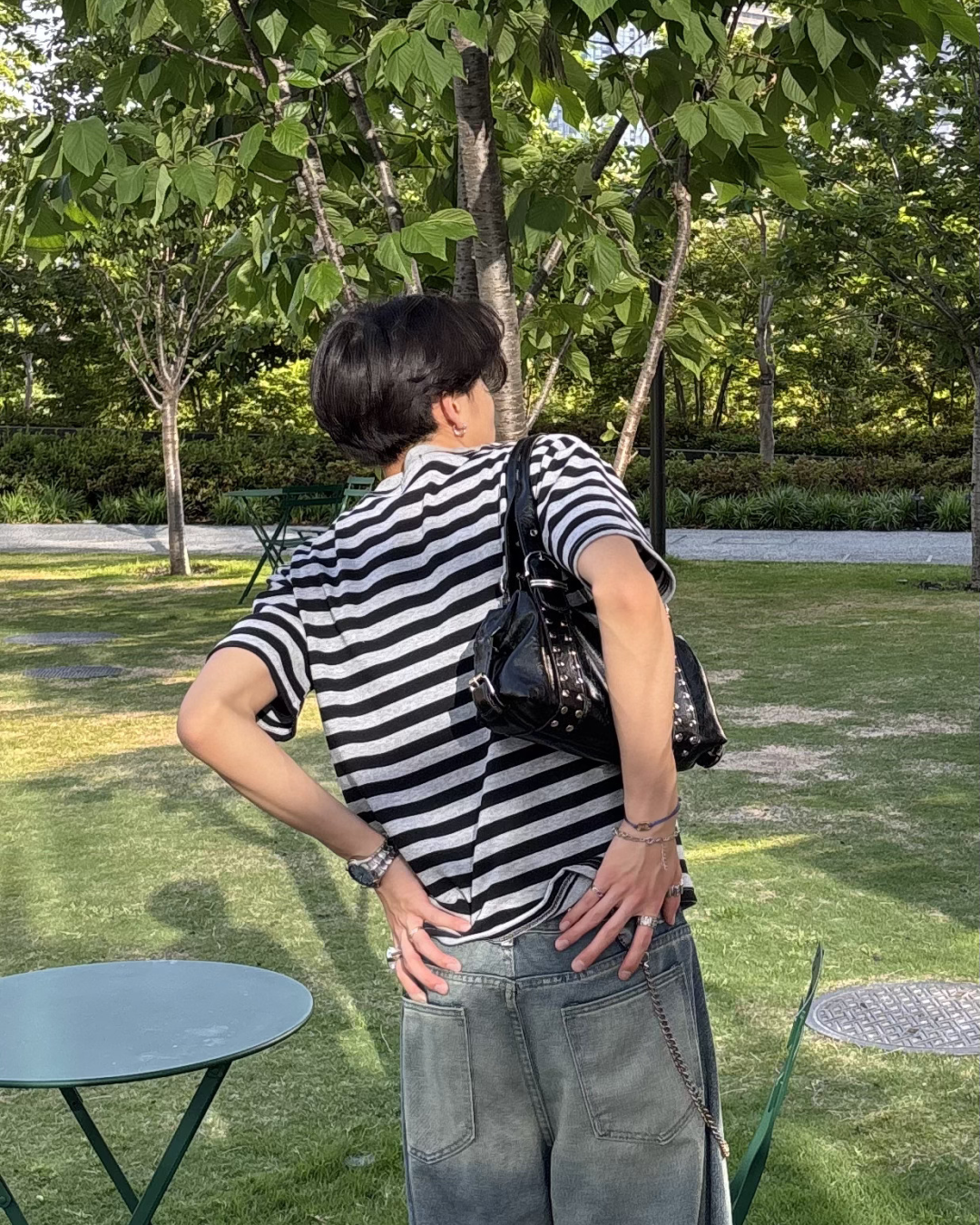 クルーネックボーダーT HS0113