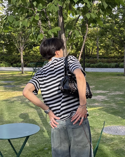クルーネックボーダーT HS0113
