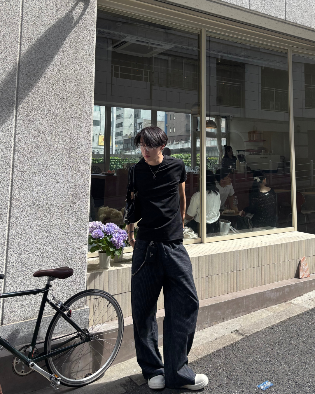 タイトハーフスリーブラウンドネックTシャツ
HS0126