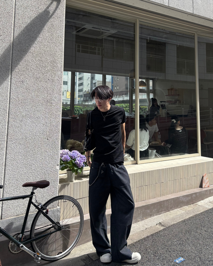 タイトハーフスリーブラウンドネックTシャツ
HS0126