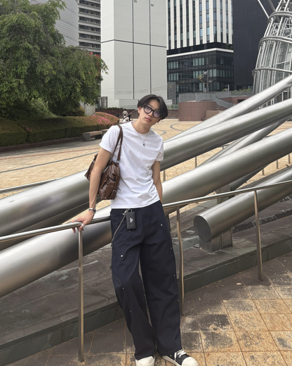 タイトハーフスリーブラウンドネックTシャツ
HS0126