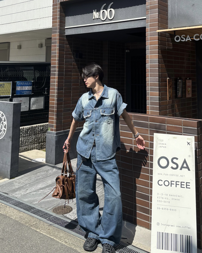 カーブシルエットデニムパンツ HS0135