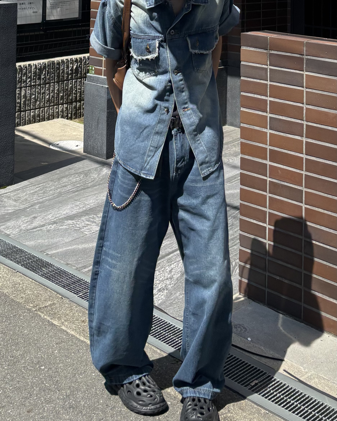 カーブシルエットデニムパンツ HS0135