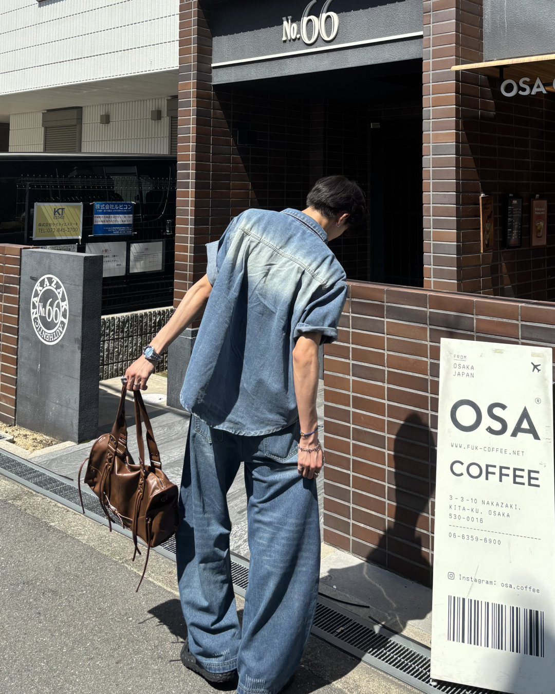 カーブシルエットデニムパンツ HS0135