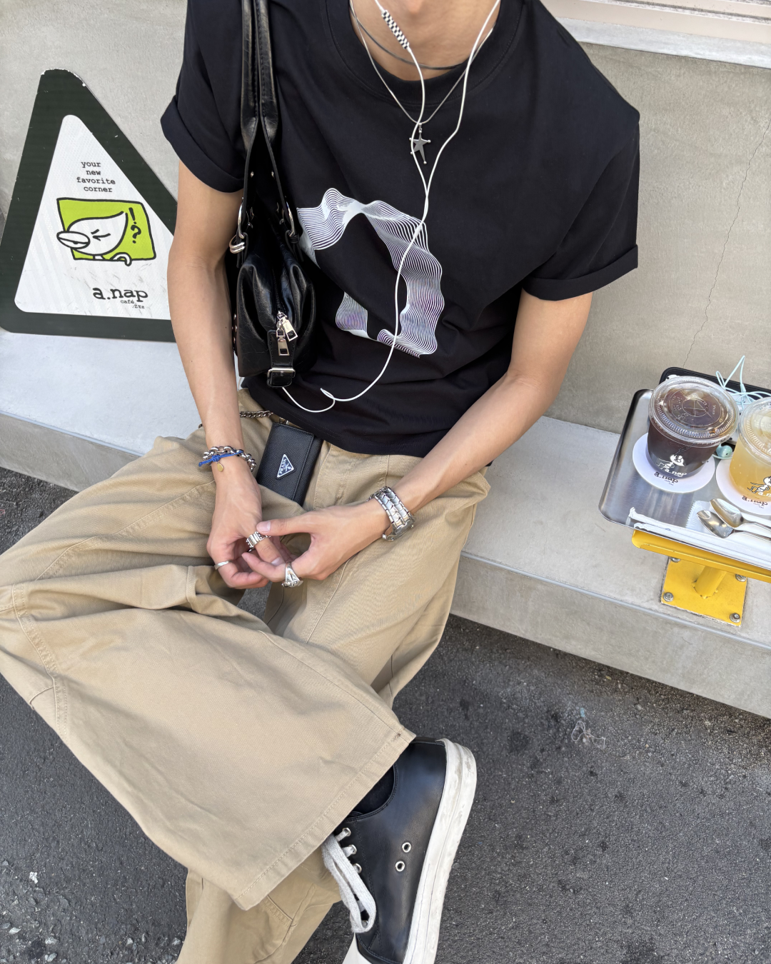 フローティングリングTシャツ HS0141