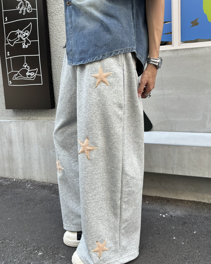 スターデザインスウェットパンツ HS0143