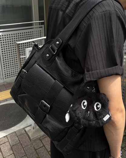レトロバックルレザートート HS0144