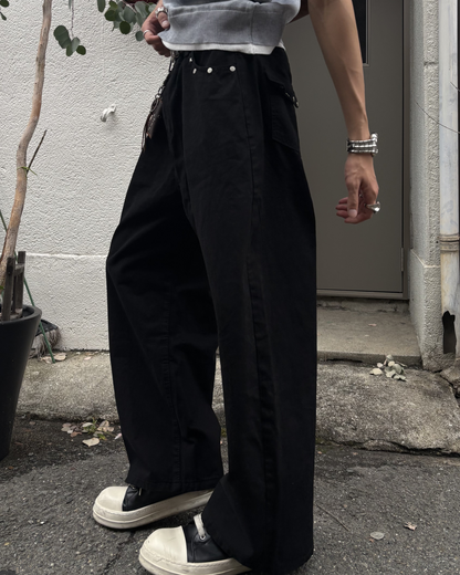Y2Kスタースタッズバギーパンツ HS0147