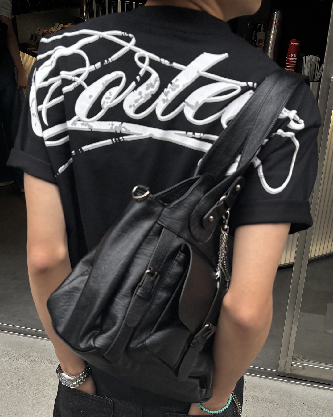 レタープリントサマーTシャツ HS0187