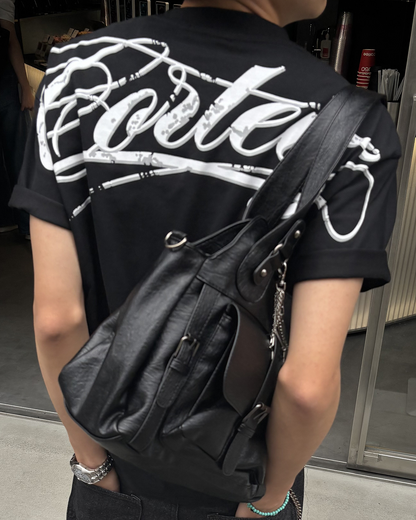 レタープリントサマーTシャツ HS0187