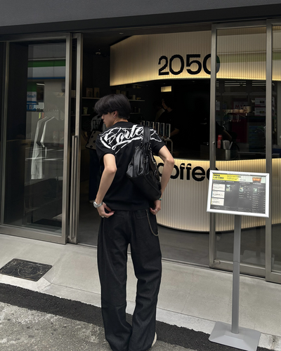 レタープリントサマーTシャツ HS0187