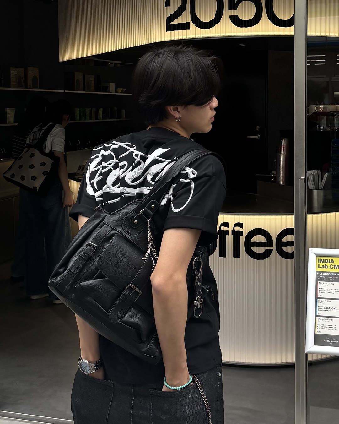 レタープリントサマーTシャツ HS0187