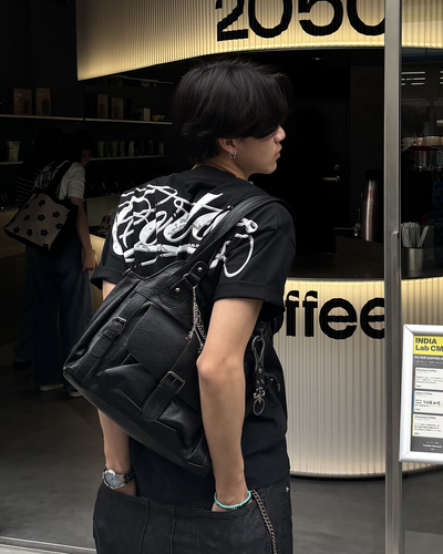 レタープリントサマーTシャツ HS0187