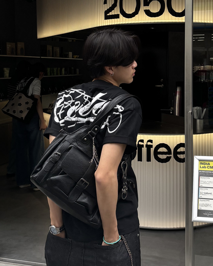 レタープリントサマーTシャツ HS0187