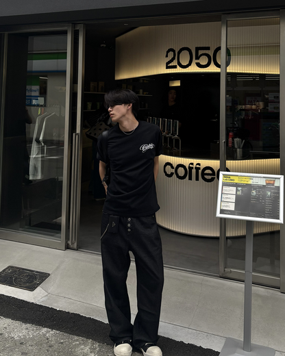 レタープリントサマーTシャツ HS0187