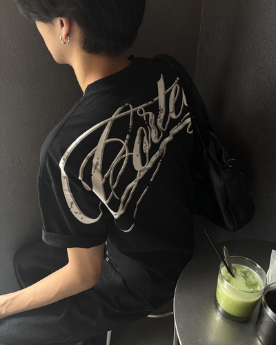 レタープリントサマーTシャツ HS0187