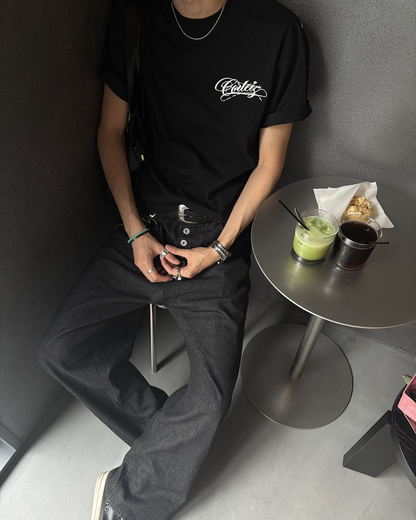 レタープリントサマーTシャツ HS0187