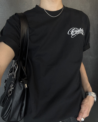 レタープリントサマーTシャツ HS0187