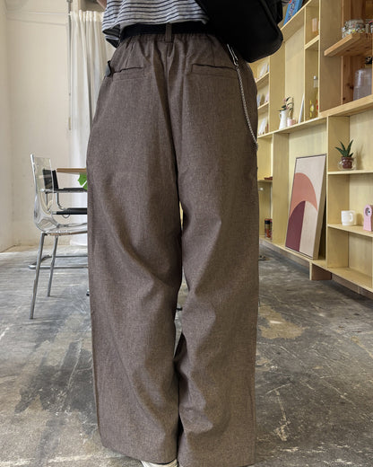 ボタンディテールワイドパンツ HS0202
