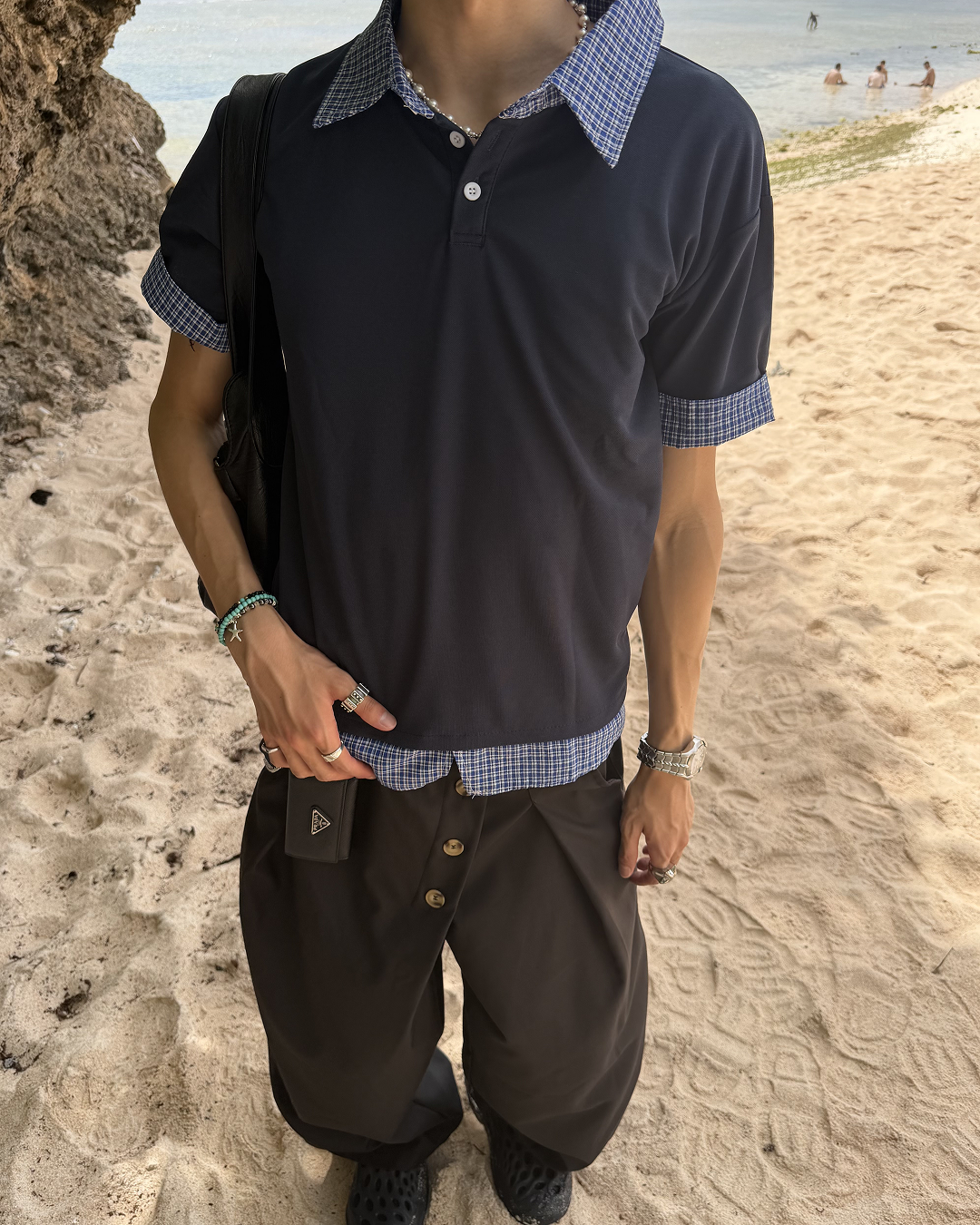クールウィンドパールネックレス HS0206