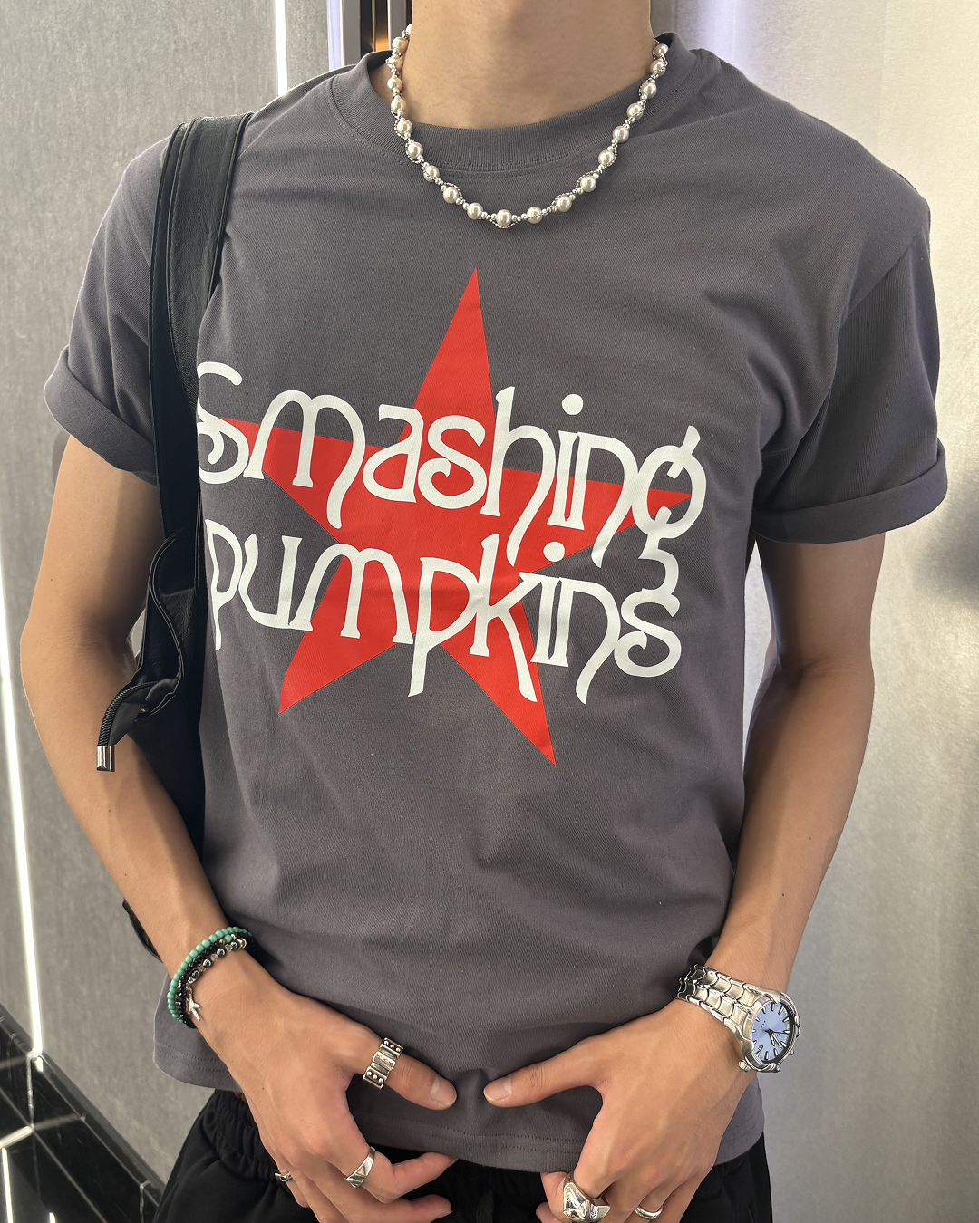 グランジスターロゴTシャツ HS0207