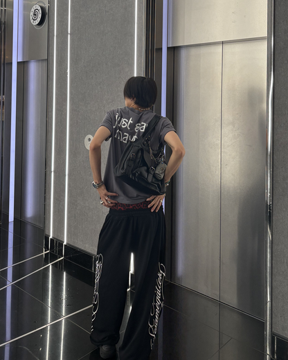 ローズラインレイヤードスウェットパンツ HS0211