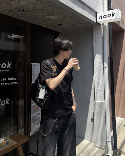 アメリカンヘンリーネックTシャツ HS0235