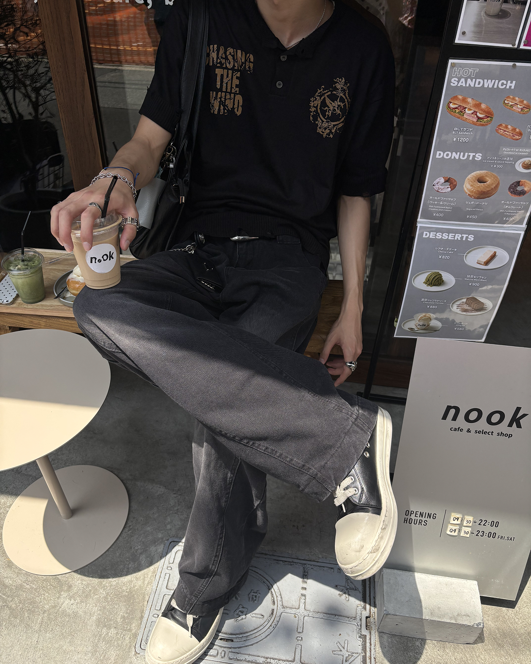 アメリカンヘンリーネックTシャツ HS0235