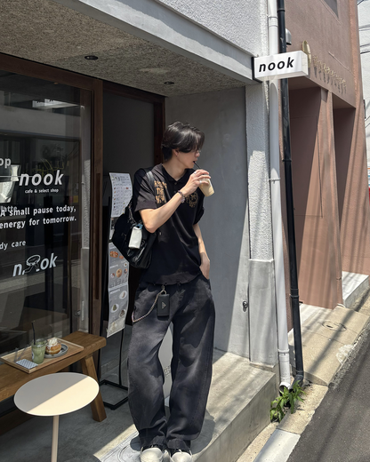 アメリカンヘンリーネックTシャツ HS0235