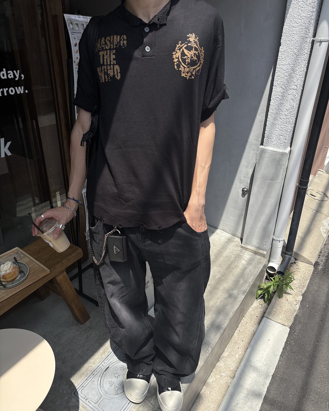 アメリカンヘンリーネックTシャツ HS0235
