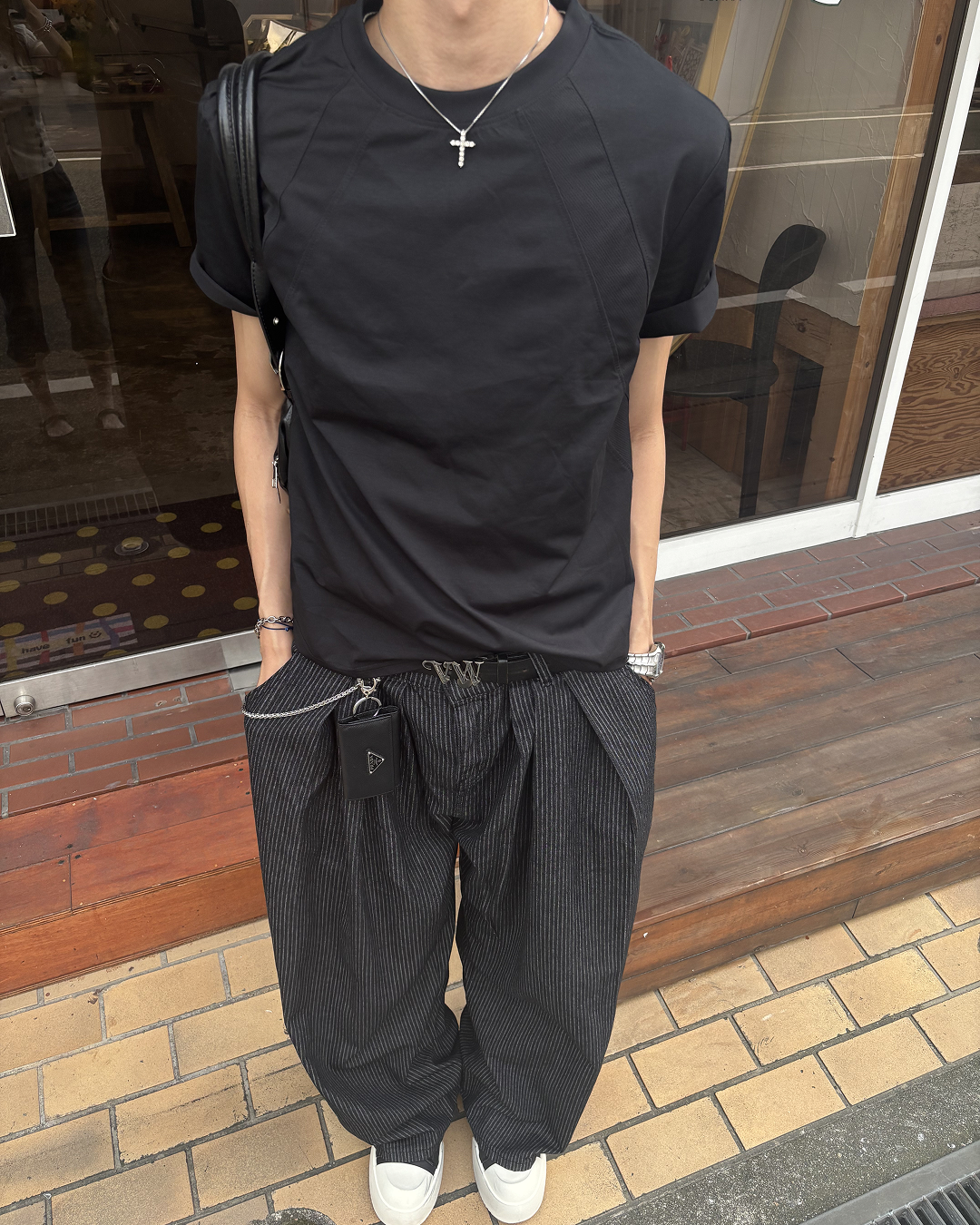 タックデザインストライプスラックス HS0236