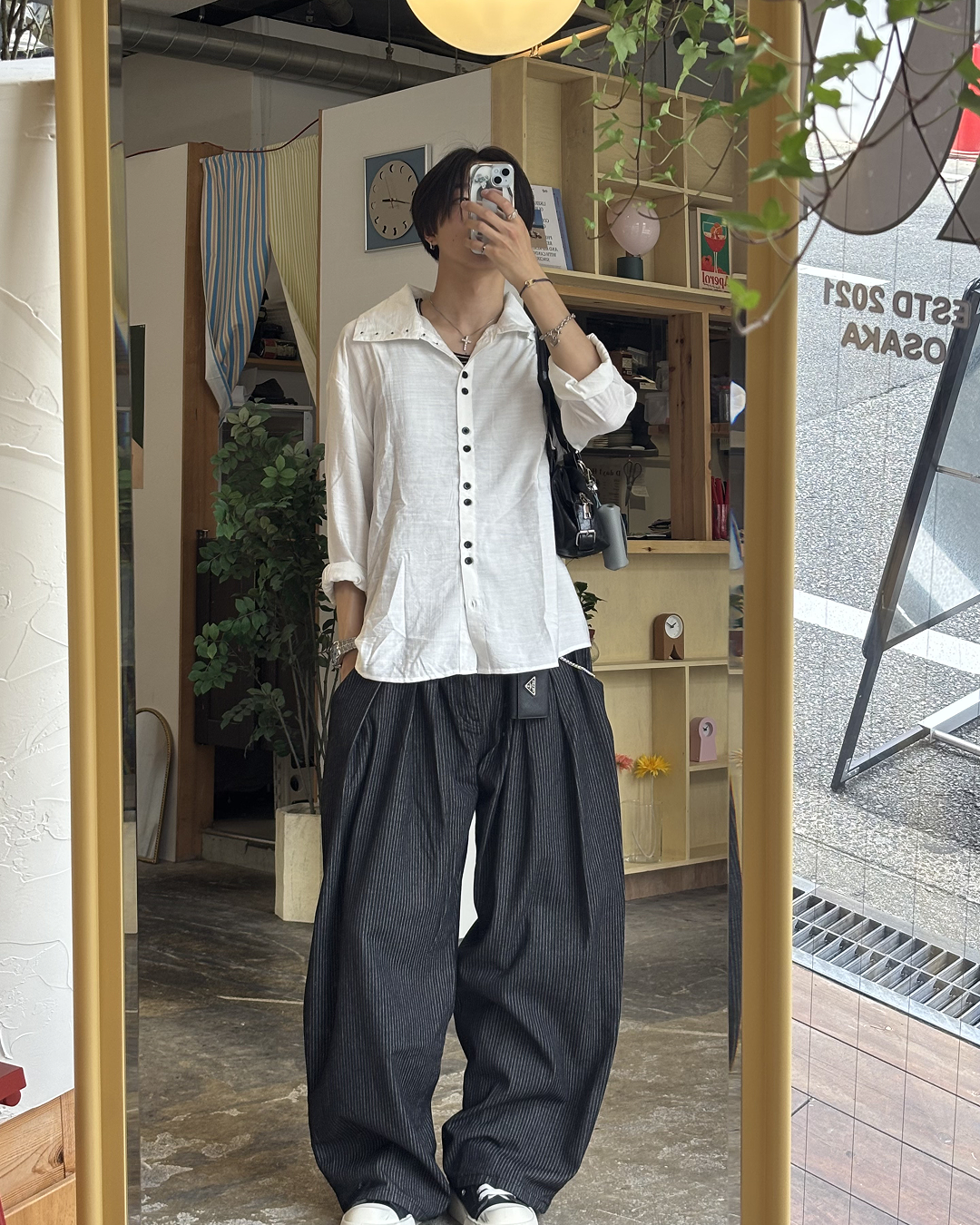 タックデザインストライプスラックス HS0236