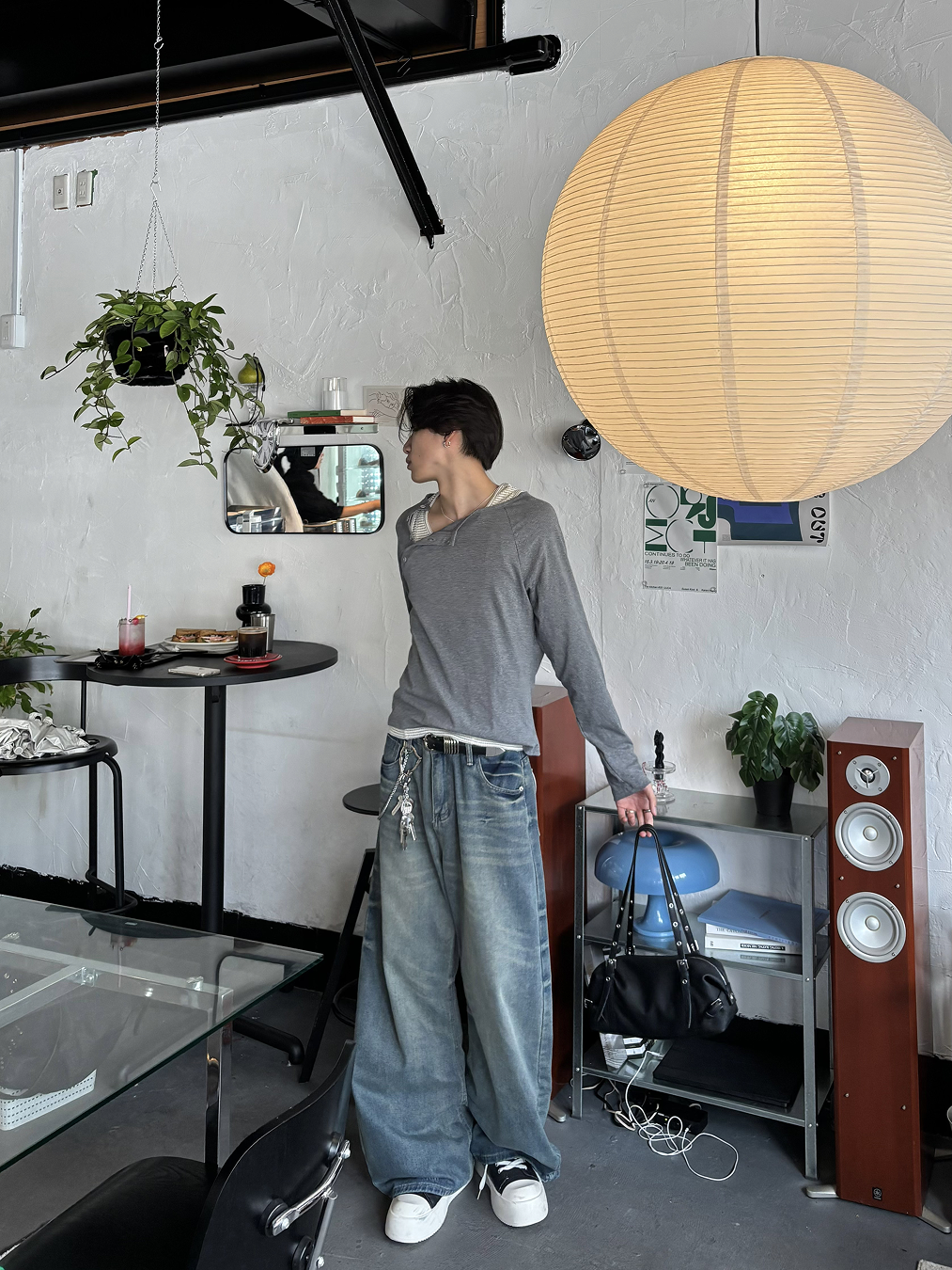 厚底ベーシックキャンバスシューズ HS0251