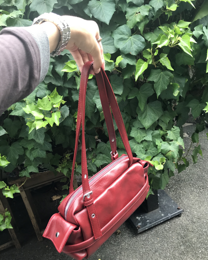 フロントジップショルダーバッグ HS0289