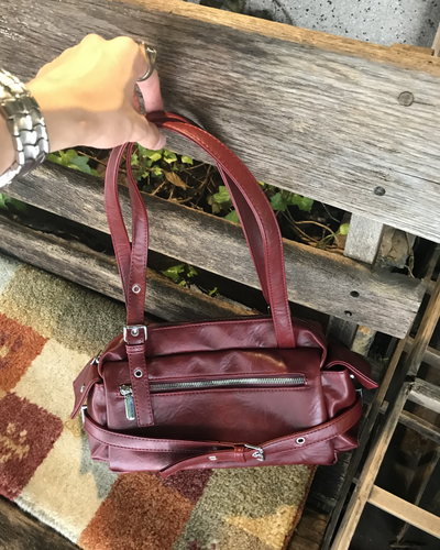 フロントジップショルダーバッグ HS0289