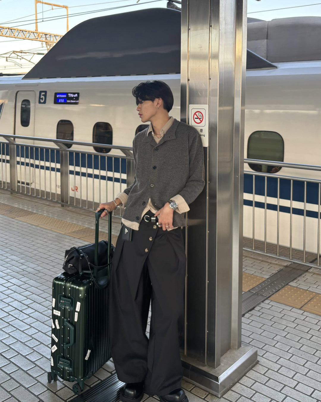 ルーズニットカーディガン HS0302