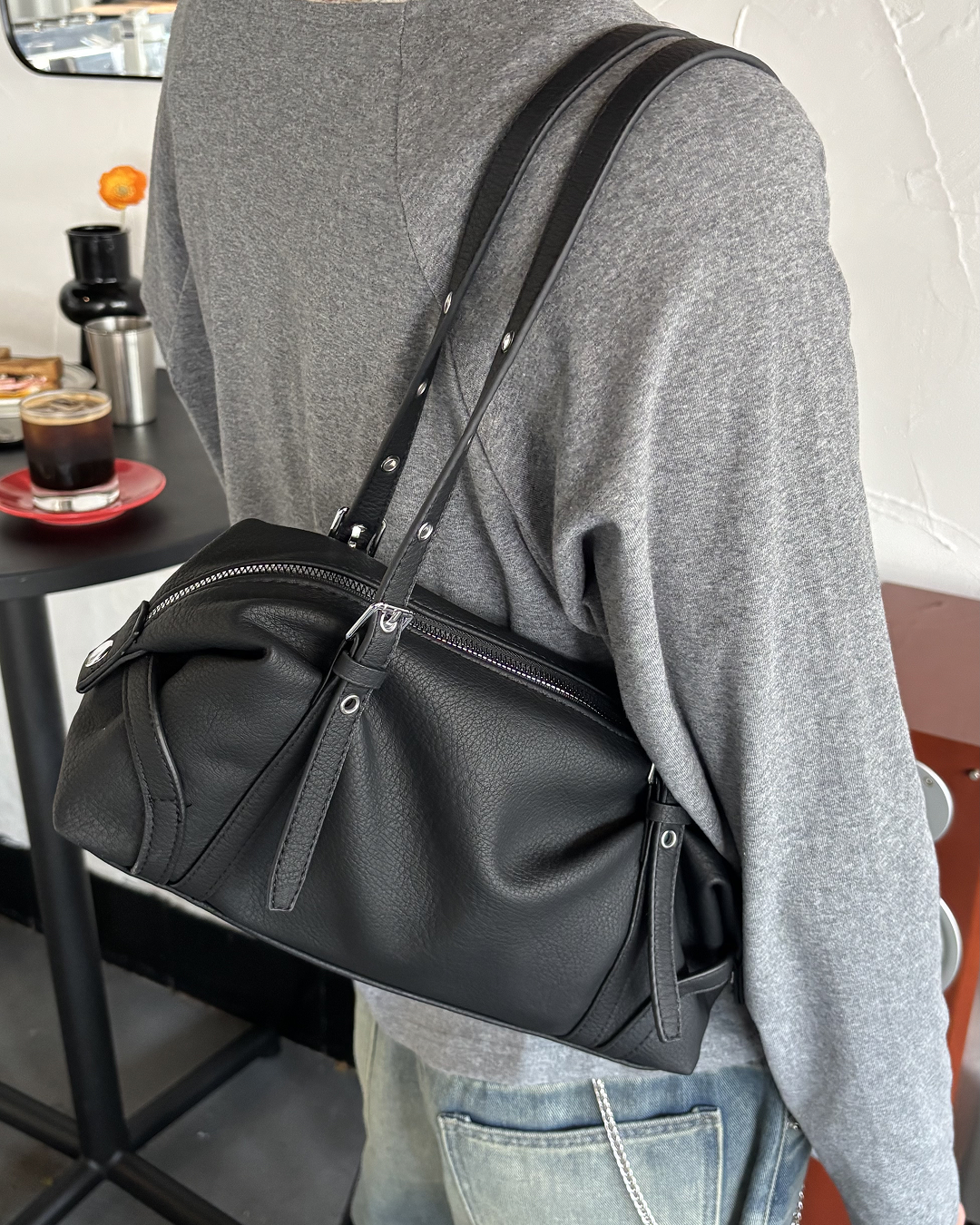 ミニボストンショルダーバッグ HS0319