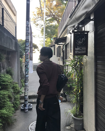 リブニットカーディガン HS0403