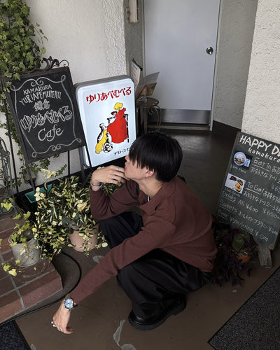 リブニットカーディガン HS0403