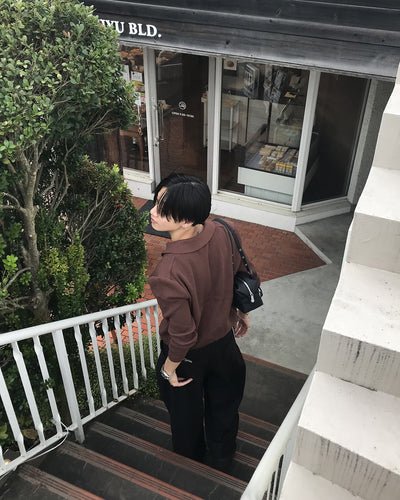 リブニットカーディガン HS0403