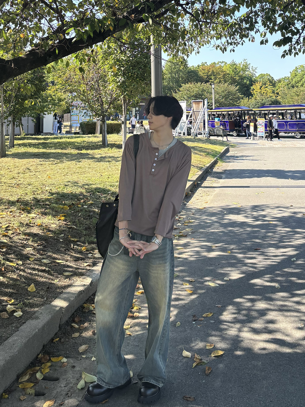 ヘンリーネックロングスリーブ HS0404