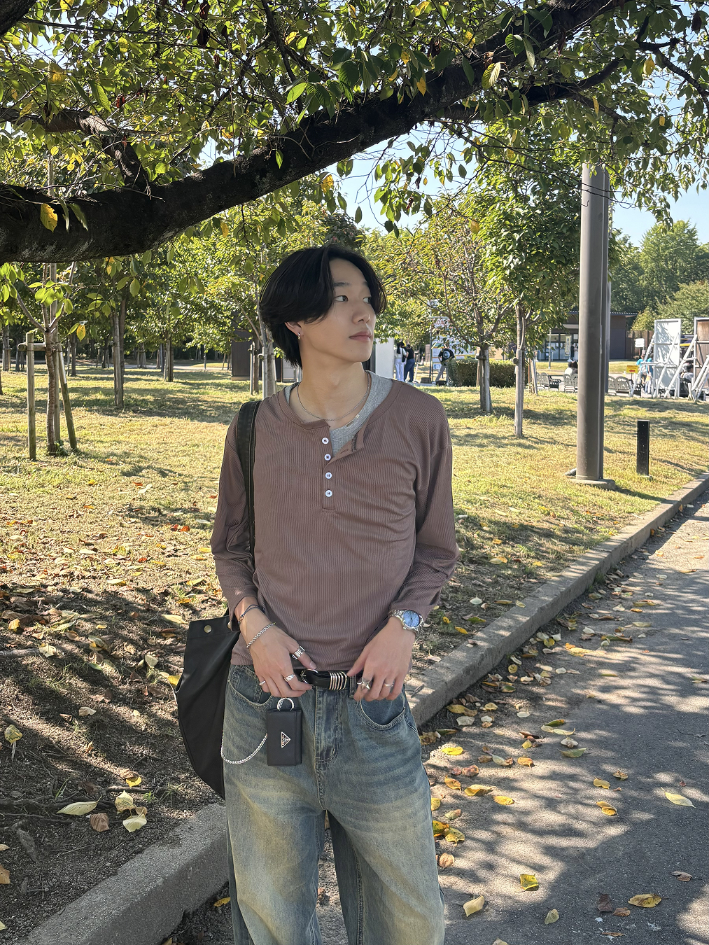ヘンリーネックロングスリーブ HS0404